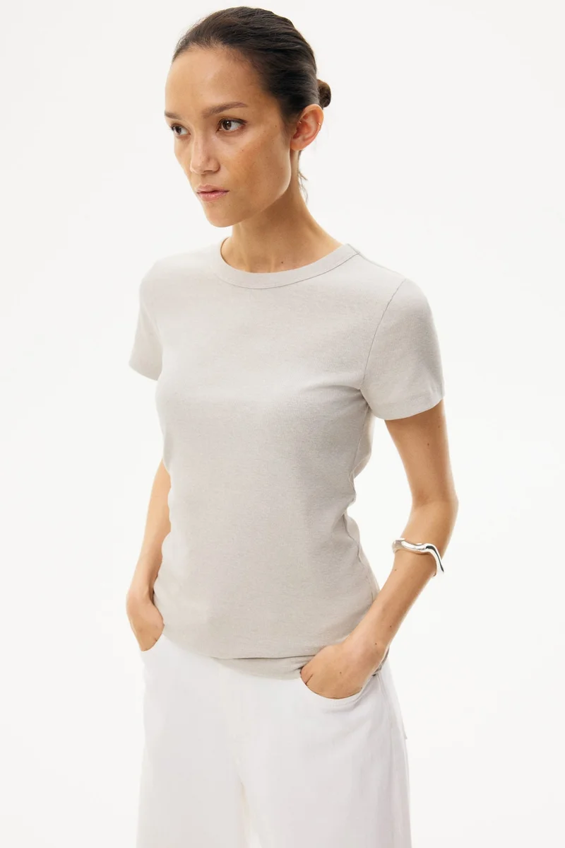 H&M MAMA Ribbed top